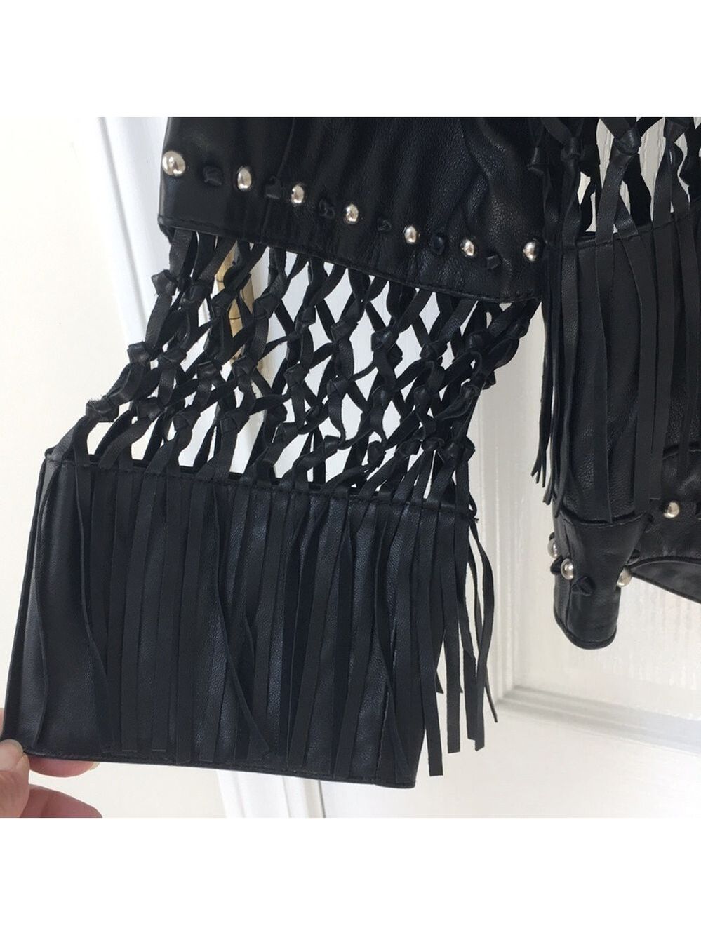 𝅺Pamela McCoy leather jacket - Picture 4 of 8